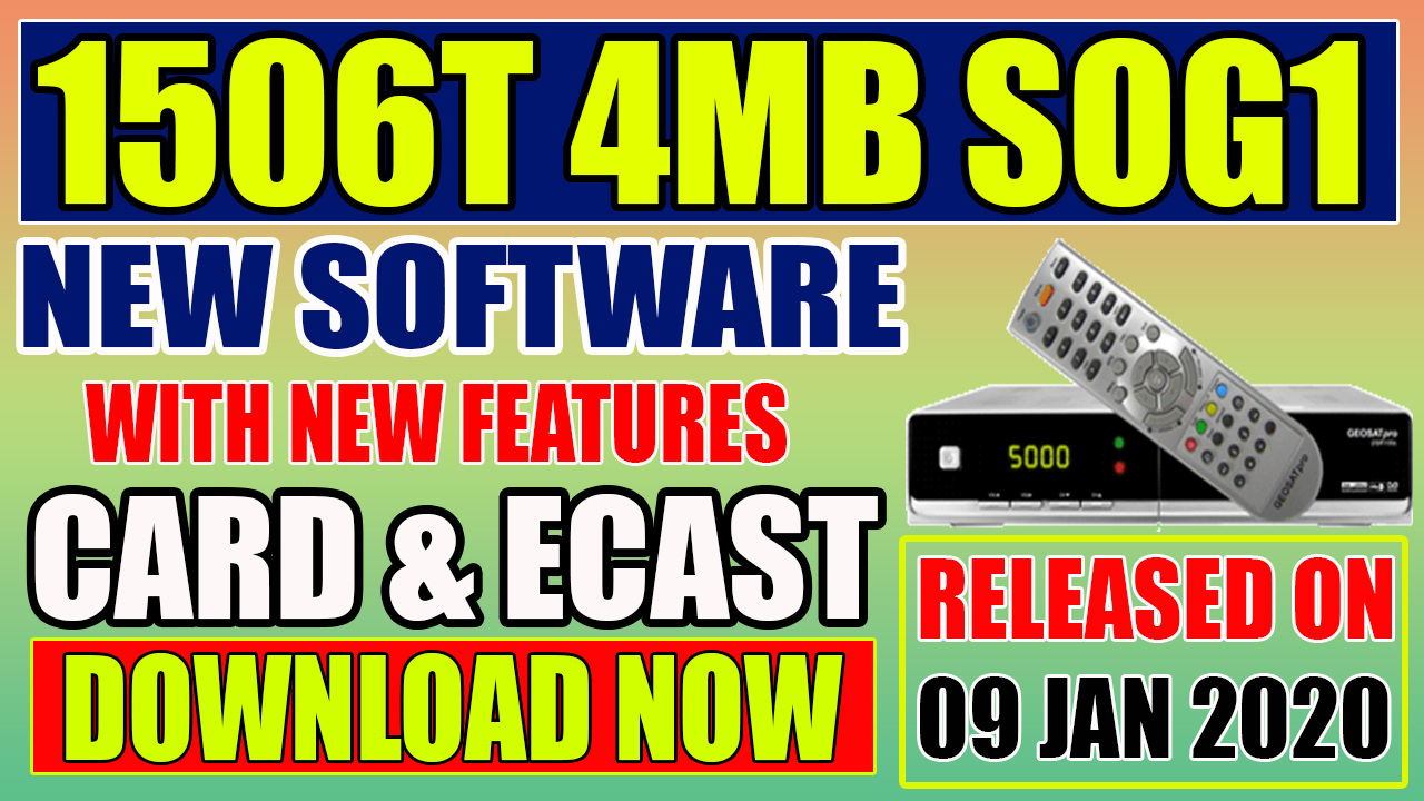1506T MULTIMEDIA 4MB NEW SOFTWARE WITH CARD & ECAST OPTION