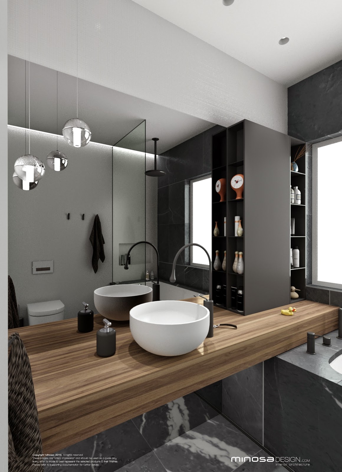 Minosa Bathroom  Design Small  space  feels large