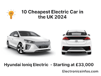 Hyundai Ioniq Electric  - Starting at £33,000