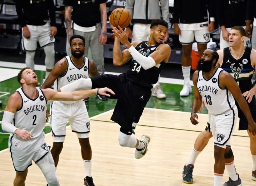 NBA: Milwaukee Bucks beat Brooklyn Nets to postpone game seven The Milwaukee Bucks survived the Brooklyn Nets upset before scoring 14 consecutive points to win 104-89 at their hometown side in the Eastern Conference semi-finals of the NBA last night.