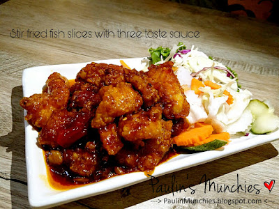 Paulin's Muchies - Aroy Dee Thai Kitchen at Middle Road - Stir fried fish slices with three taste sauce