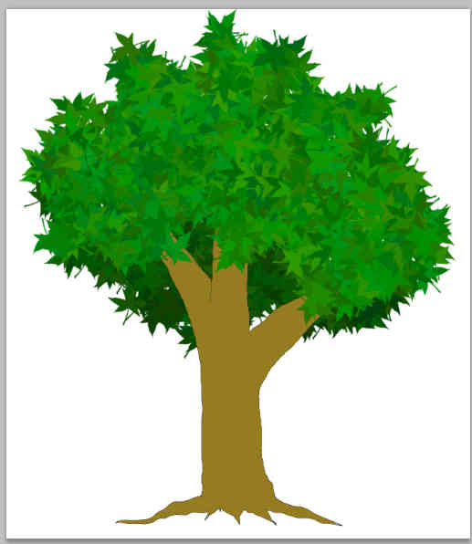 Gambar Kartun Rumah Dan Pohon. gambar pohon kartun clipart 