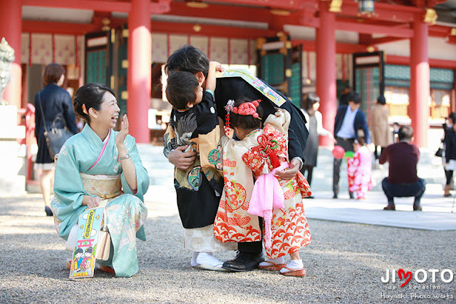 西宮神社の七五三出張撮影