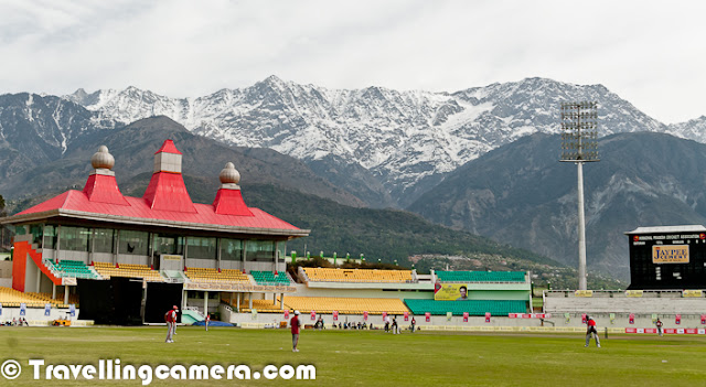 I am not a huge fan of Cricket, but today one of the my friend started a chat about upcoming IPL matches in Dharmshala Cricket Stadium, which is probably most beautiful stadium in India. The place itself is wonderful, which is surrounded by snow covered peaks of Dhauladhar Mountain Ranges.  This Photo Journey shares some information about the places and what all you should plan...Before this conversation, I was not aware of the fact that IPL matches are happening in Dharmshala. Later I checked - http://iplticketsonline.com/kings-xi-punjab-ipl-5-tickets-kxip-ipl-2012-tickets-online/Here are few things you need to better plan, if you are thinking of watching Cricket Match at Dharmshala Stadium1. Make sure you book your Hotel in Advance, because Dharmshala has not enough facilities to stay. Especially demand is huge near any of these Cricket matches. HPCA is actively working to resolve this problem. If you don't find anything in Dharmshala, there are two other options to find decent hotels - Palampur & Kangra 2. Make sure that you have planned your travel. Usually it's hard to find any seat in Volvos which goes from Delhi and Chandigarh. Train journey can be planned till Pathankot or Una. beyond these two points, one can plan  to have local bus or taxi. But be careful about train-booking. There is a airport in Gaggal, near Kangra but again probability of finding booking is less near cricket match. 3. Above two are Mandatory things to be taken care of. And if you have planned to visit Dharmshala for Cricket Match, don't miss the natural beauty around the place. So plan 3 days outing and explore other places like - Mcleodganj, Palampur, Baijnath, Bir Billing etc.4. If more interested in exploring other places, here is a list - Chamunda Temple, which comes on the way from Dharmshala to Palampur. Tea Gardens of Palampur & Neugal Cafe for wonderful view of Dhauladhar Mountain ranges. Shiva Temple of Baijnath. Monolithic Temples of Masroor. Pong Dam Lake near Nagrota Surian. World famous paragliding site at Bir-Billing. etc...Thu 17-May 4pm Kings XI Punjab vs Chennai Super Kings, Dharamsala – KXIP VS CSSat 19-May 4pm Kings XI Punjab vs Delhi Daredevils, Dharamsala – KXIP VS DD