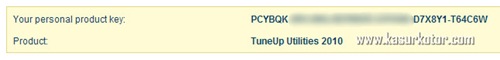 TuneUp Utilities 2010 Serial Number