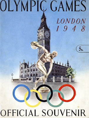 1948 London Olympics souvenir poster