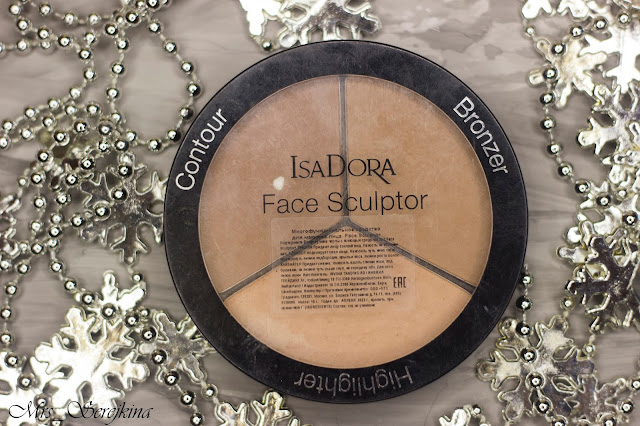 New year make-up 2018, step 14: IsaDora Face Sculptor 03 Nude