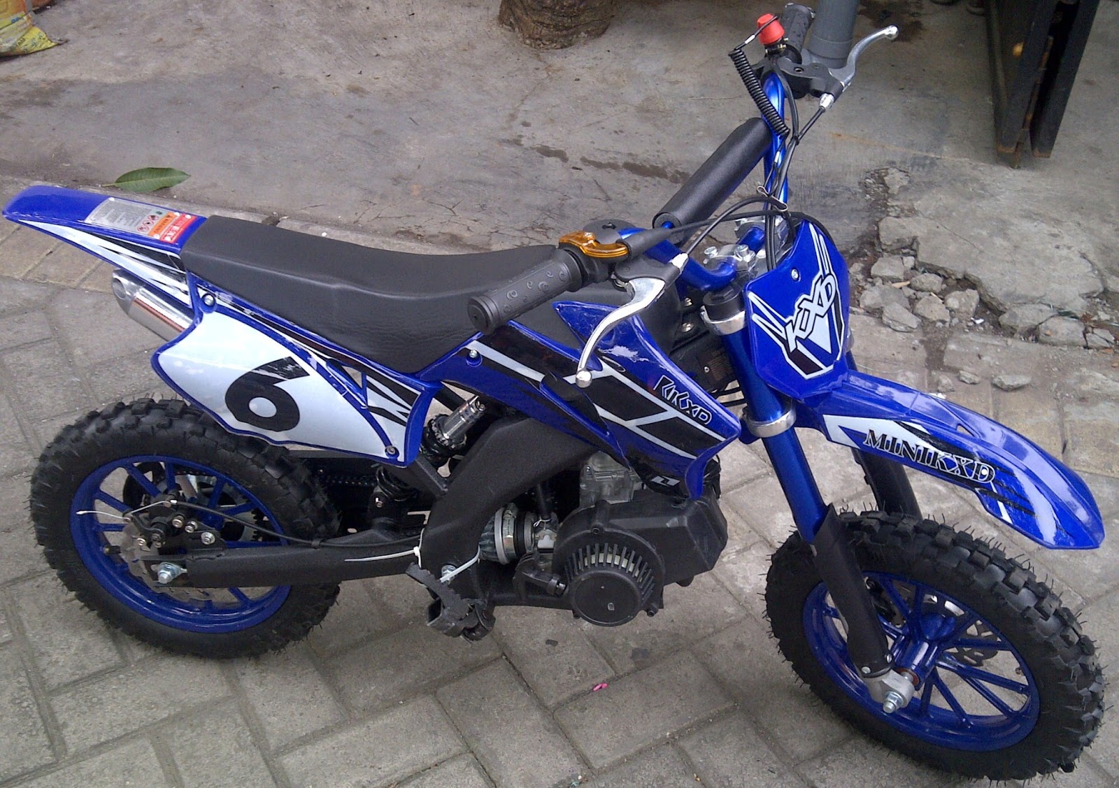 MOTOR TRAIL MINI KXD 50 CC MURAH INDONESIA 08155292046 RUMAH