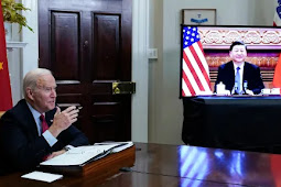 Presiden AS, Joe Biden Bertemu Secara Virtual dengan Presiden China Xi Jinping