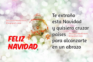 imagen con frases de navidad para quien esta fuera del pais familia amigos