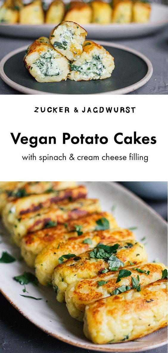Vegan Potato Cakes with cream cheese filling #leftover #easy #mashed #vegetables #vegan #bakes #recipe #stuffed #cheesy
