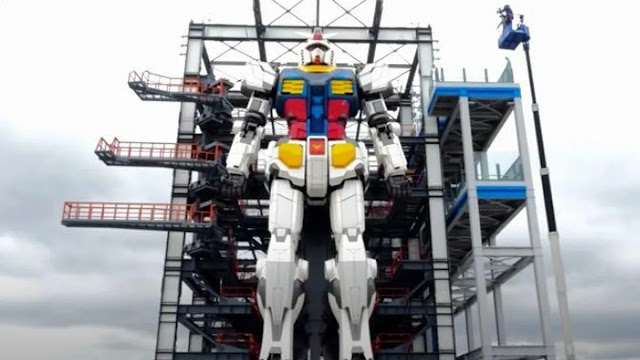 Giant anime 'Gundam' robots