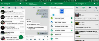 Download BBM2 Mod Hangout Green V 2.10.0.31 Apk Clone