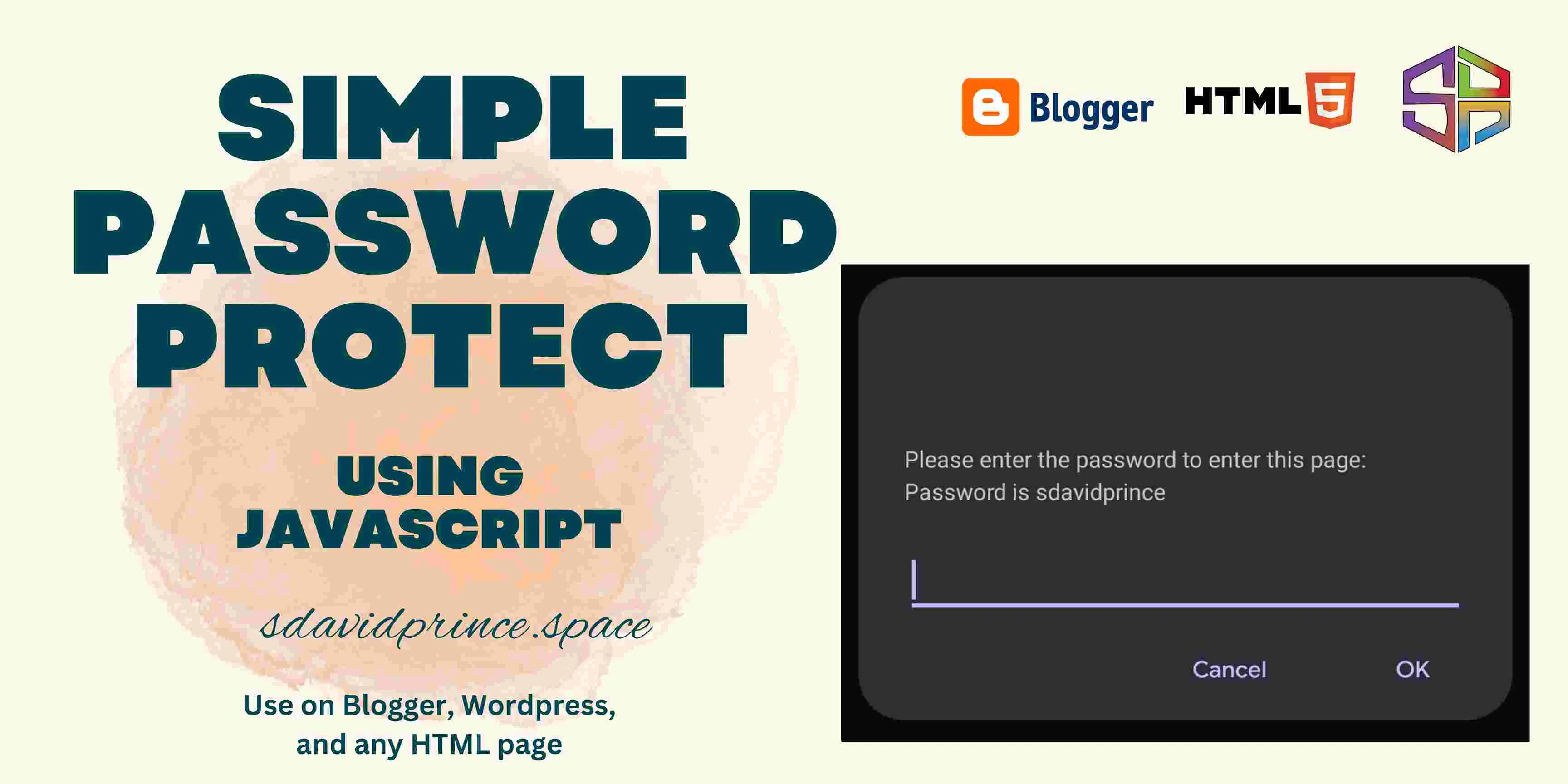 Simple Password Proctect