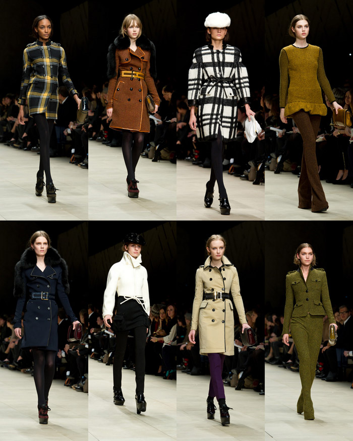 Burberry Prorsum Fall 2011.