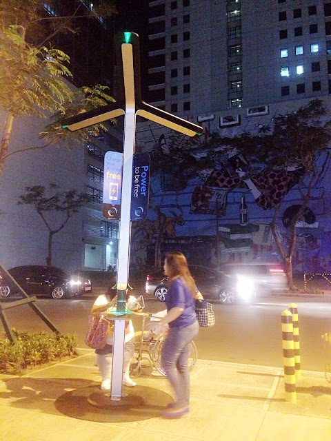 Free Charging Station in Bonifacio Global City