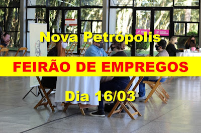 Feirão de Empregos oferece vagas e palestras em Nova Petrópolis