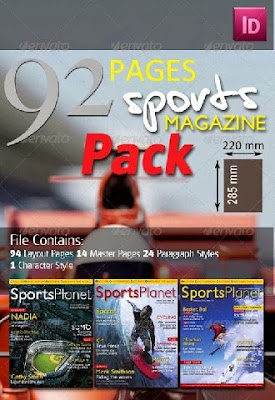 GraphicRiver 92 Pages Sports Magazine Pack 