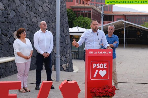 El PSOE pide el respaldo de La Palma para seguir mejorando la calidad de vida de las personas