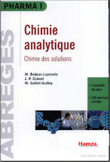 livre Chimie analytique Chimie des solutions