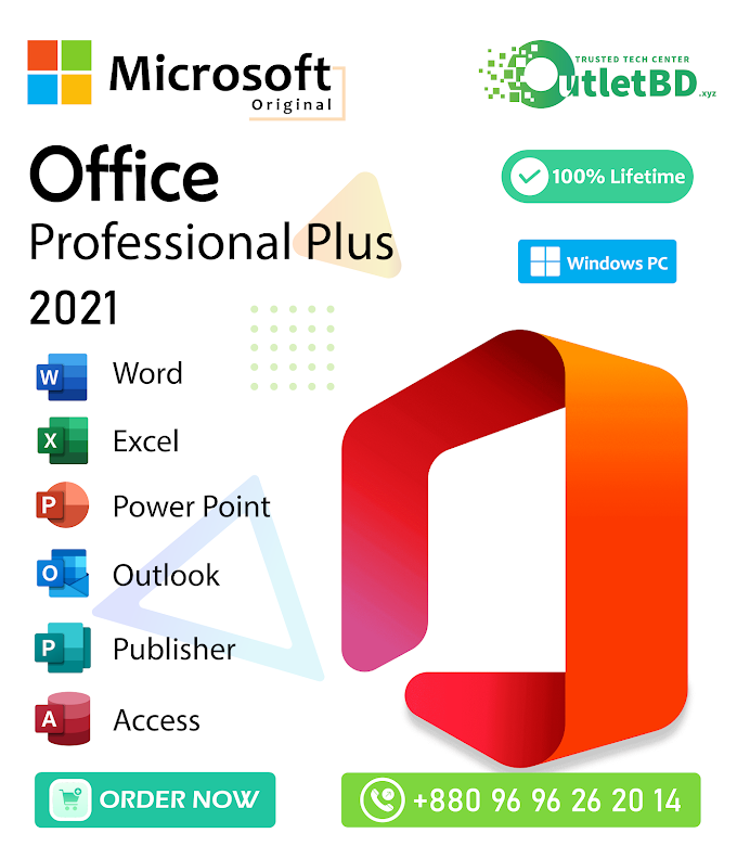 Microsoft Office 2021 Professional Plus Premium Software for Windows