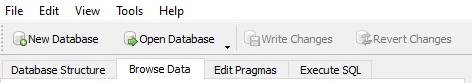 Open database
