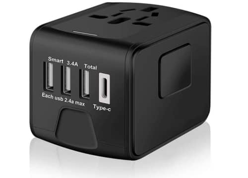 SAUNORCH High Speed Universal International Travel Power Adapter