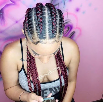 46 Gorgeous Ghana Stitch Braids styles Ponytail For African American Women