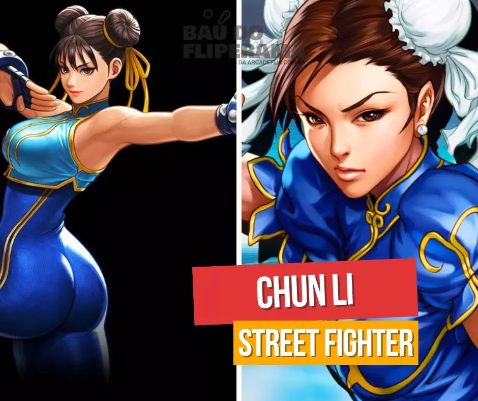 Chun Li é uma das musas em Street Fighter