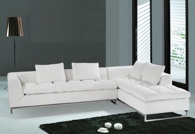 F32 Sectional Sofa, white