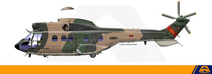 AS532 cougar venezuela nuevo camuflaje AAET