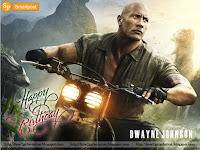 dwayne johnson doing stunt on a bike, make your mobile background more beautiful with hd wallpaper