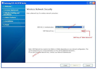 Samsung SCX-4623FW wireless printer configuration and installation of Samsung SCX-4623fw on a wireless network the solution to the problem of installing