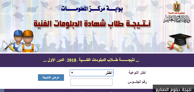 نتيجة الدبلوم الفنى الزراعى 2019 من خلال بوابة التعليم الفني برقم الجلوس