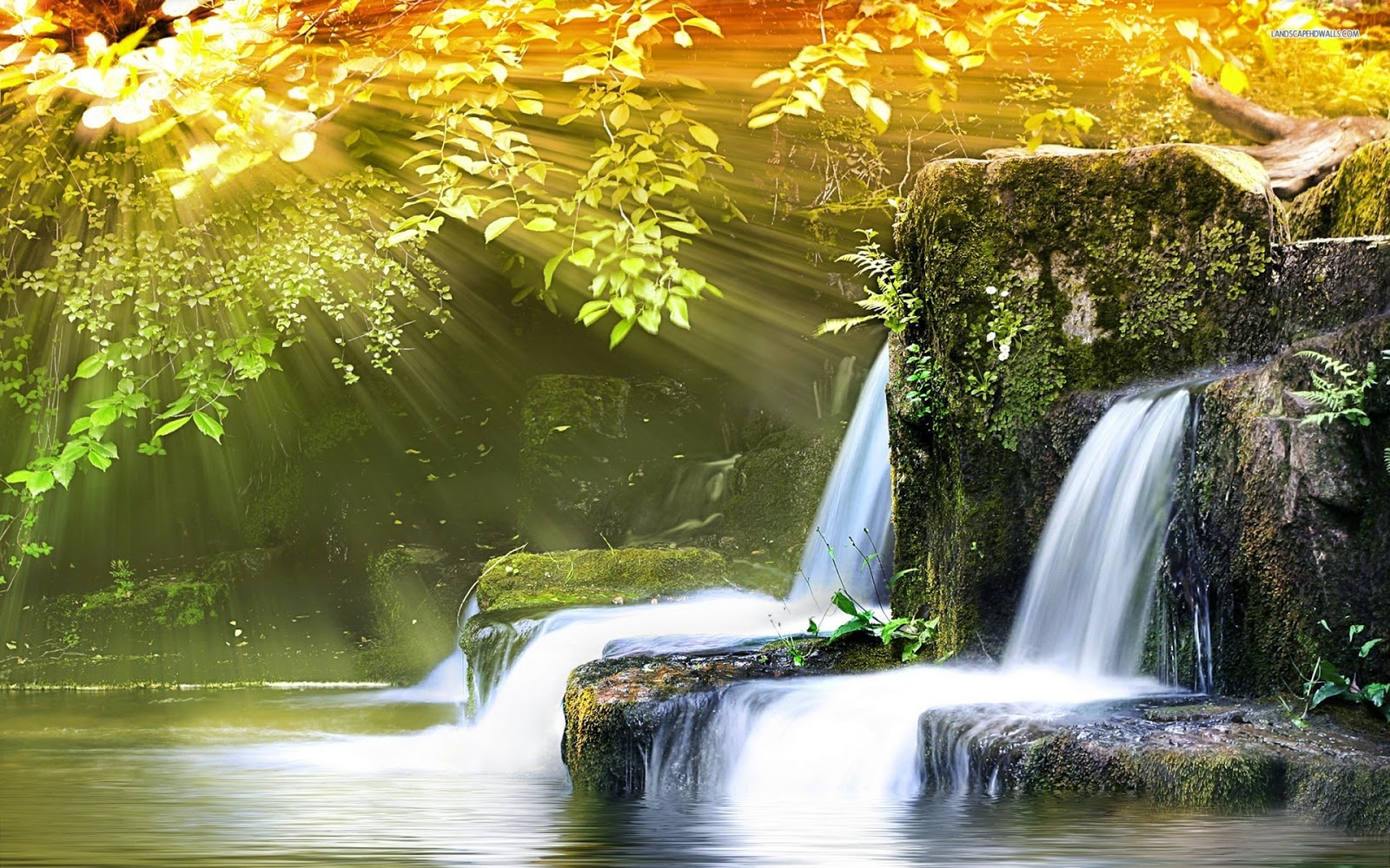 KUMPULAN GAMBAR  AIR TERJUN TERCANTIK  DI  DUNIA  Wallpaper 