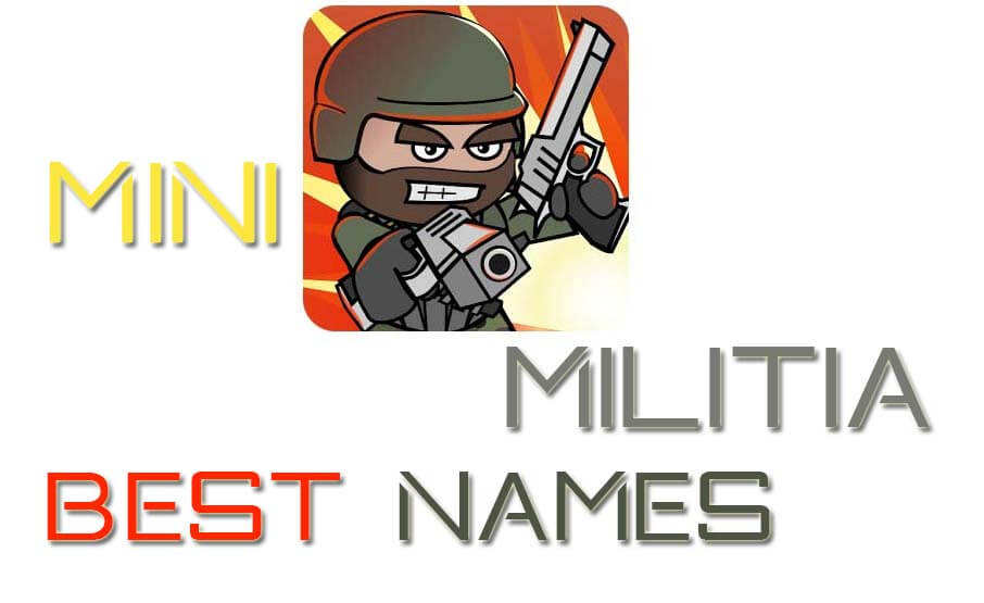 Best mini militia avatar names