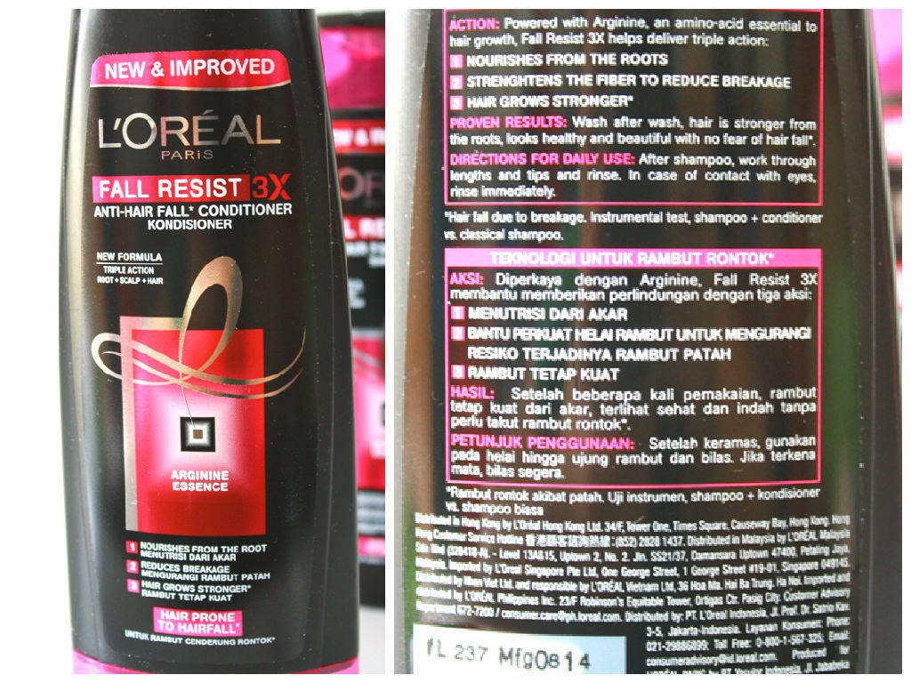 Review Mengurangi Rontok Dengan LOreal Fall Resist 3X Anti