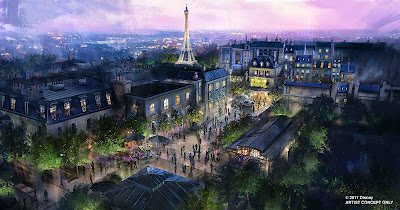 Ratatouille Gardens Concept Art Epcot Disney World