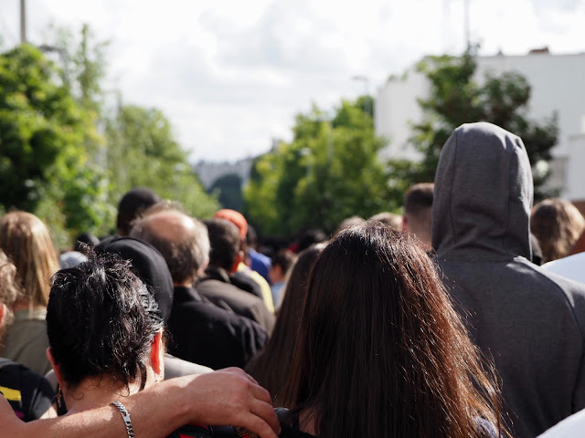 Marche pour Aboubakar, au Breil