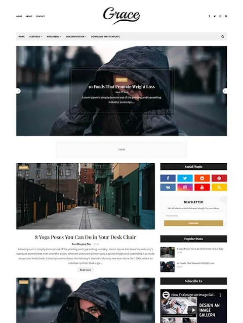 Grace-Blogger-Template skmovie.xyz