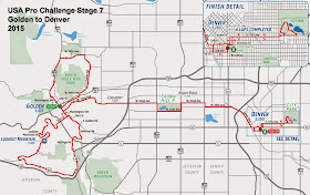 USA Pro Challenge Stage 7 route maps 2015