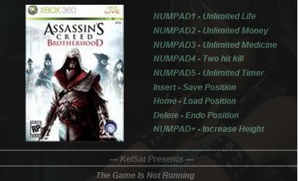 Assassin Creed Brotherhood Steam 45 Megatrainer Trainer Assassin S Creed Brotherhood Forum For Xbox 360 Page 1 Cheatsguru Com