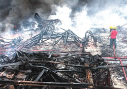 Coscharis Apapa warehouse razed, goods worth billions lost