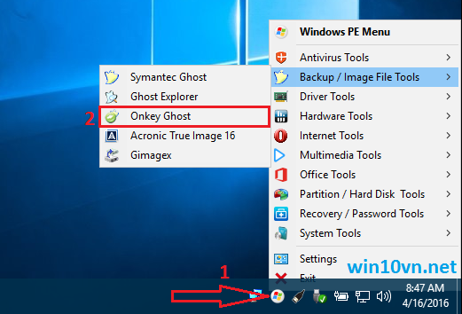 Cách dùng bản ghost Win 10 Mbr trên máy UEFI-GPT