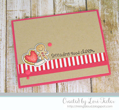 Spreading Good Cheer card-designed by Lori Tecler/Inking Aloud-stamps and dies from Paper Smooches