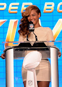 Beyonce @ 2013 Super Bowl Halftime Show Press Conference .