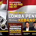 Pengumuman Pemenang Lomba Menulis Kebangsaan Fraksi PKS 2015