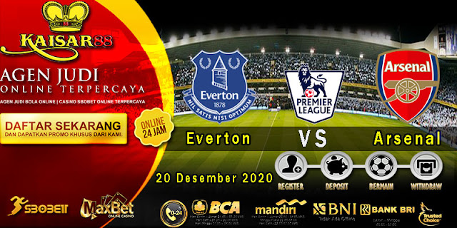 Prediksi Bola Terpercaya Liga Inggris Everton vs Arsenal 20 Desember 2020