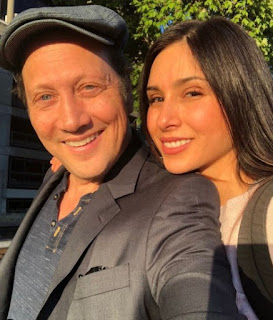 Patricia Azarcoya Schneider clicking selfie with her husband Rob Schneider