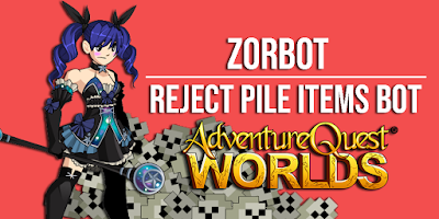 Zorbot Reject Pile Items Bot AQW